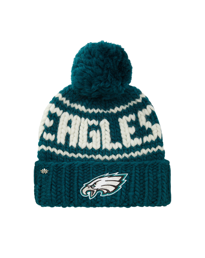 Veronica Beard Philadelphia Eagles Beanie Midnight Green