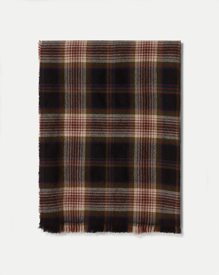 Veronica Beard Plaid Wool Scarf