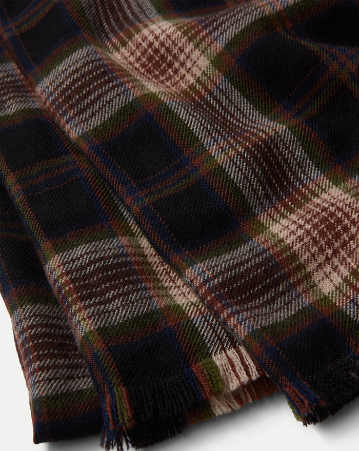 Veronica Beard Plaid Wool Scarf