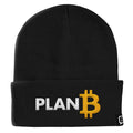 Plan B Bitcoin Beanies - BustedTees.com