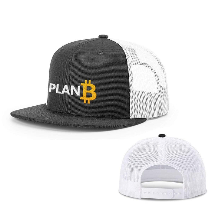 Snapback Flatbill / Black and White / One Size