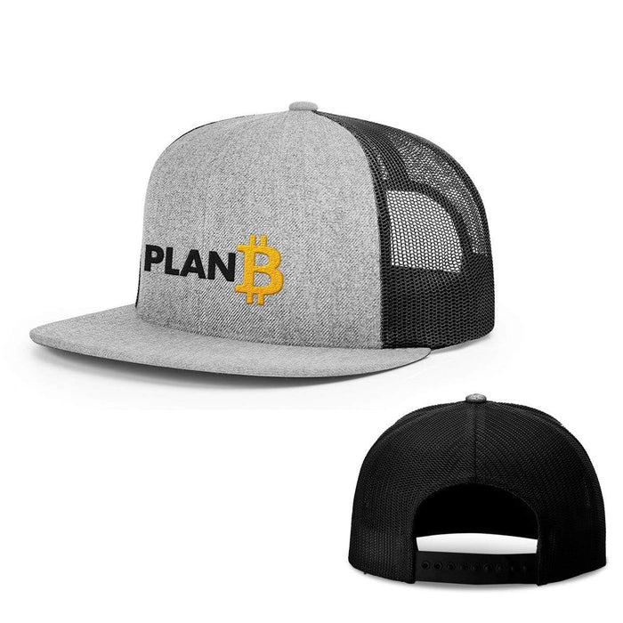 Snapback Flatbill / Heather and Black / One Size