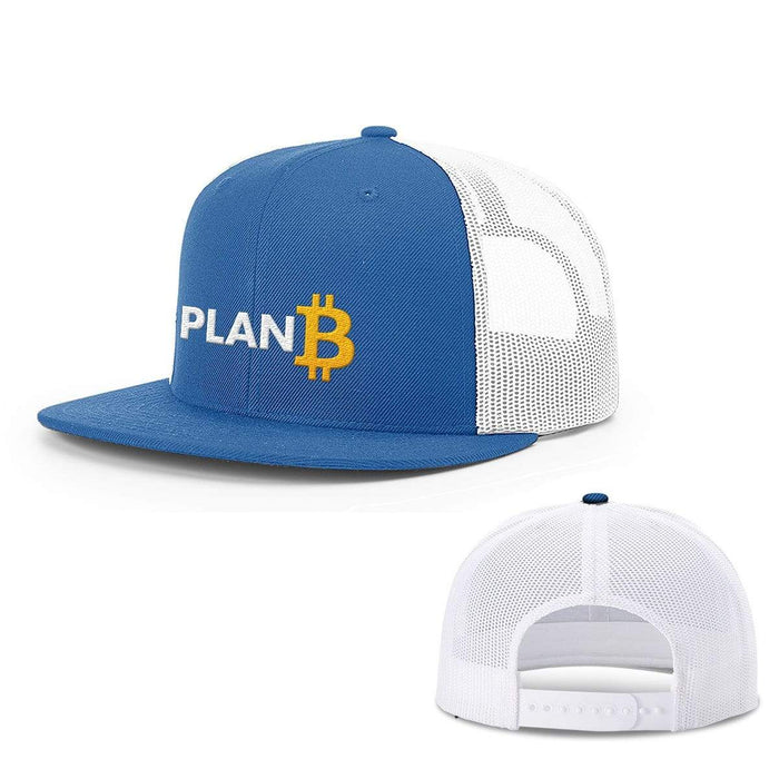 Snapback Flatbill / Royal Blue and White / One Size