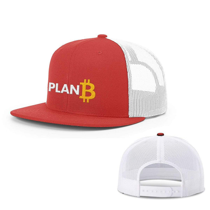 Snapback Flatbill / Red and White / One Size
