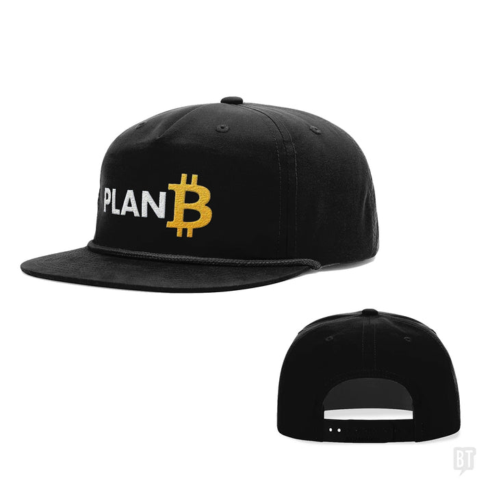 Snapback Rope Flatbill / Full Black / One Size