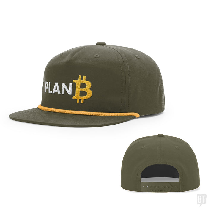 Snapback Rope Flatbill / Loden and Gold / One Size