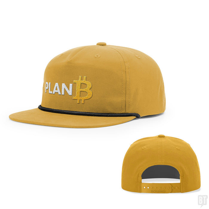 Snapback Rope Flatbill / Biscuit and Black / One Size