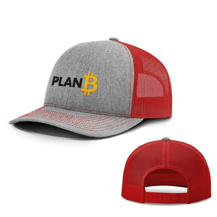 Snapback Trucker / Heather and Red / One Size