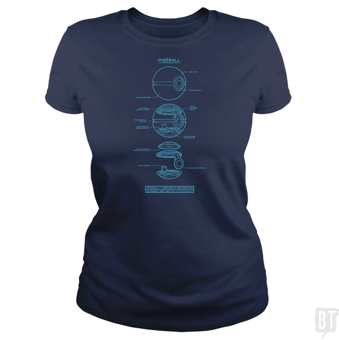 Classic Ladies Tee / Navy Blue / S
