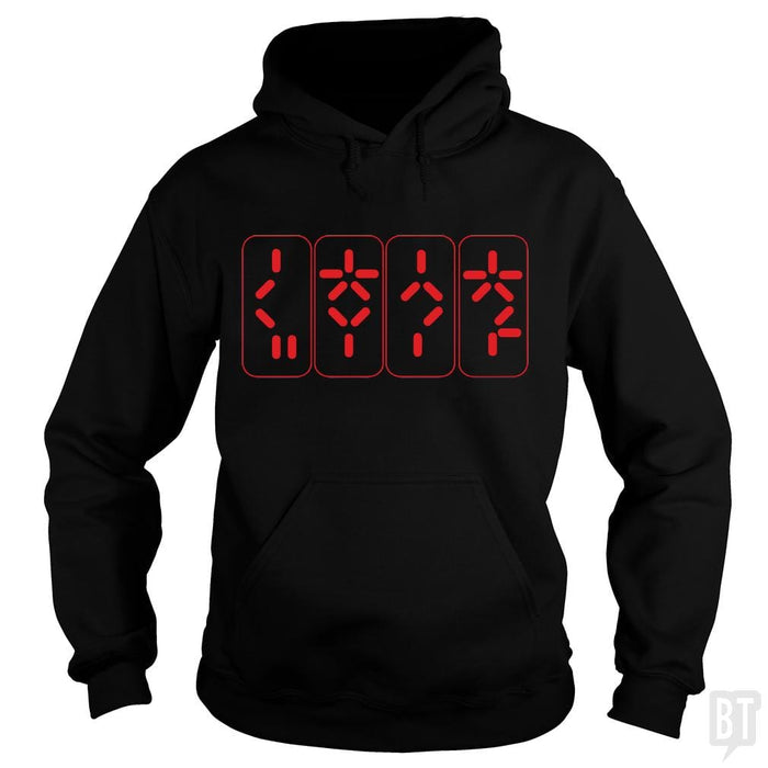 SunFrog-Busted Funky Hippo Hoodie / Black / S Predator