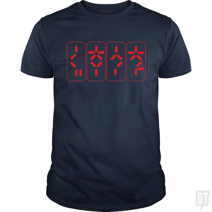 SunFrog-Busted Funky Hippo Classic Guys / Unisex Tee / Navy Blue / S Predator