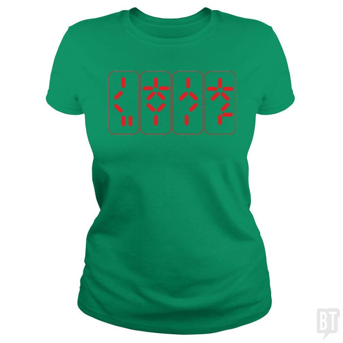 SunFrog-Busted Funky Hippo Classic Ladies Tee / Irish Green / S Predator