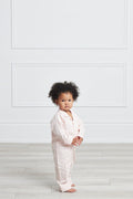 Premium Cotton Infant Romper in Pink Peony