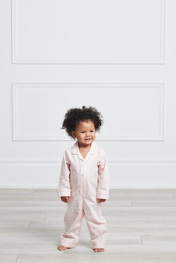 Premium Cotton Infant Romper in Pink Peony