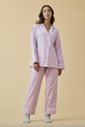 Premium Cotton Pajama Set in Lavender
