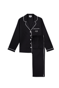 Premium Cotton Pajama Set in Onyx