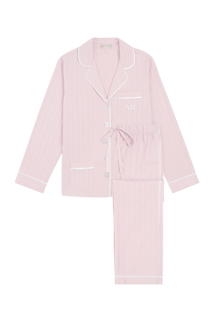 Premium Cotton Pajama Set in Pink Peony