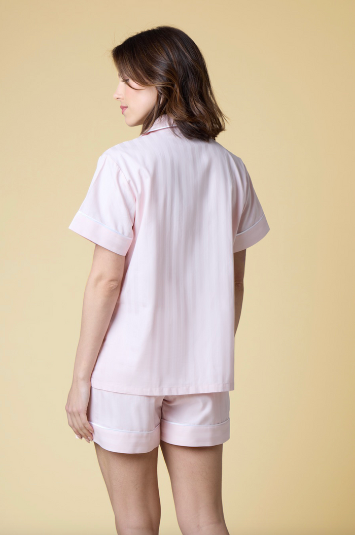 Premium Cotton Short Set in Pink Peony