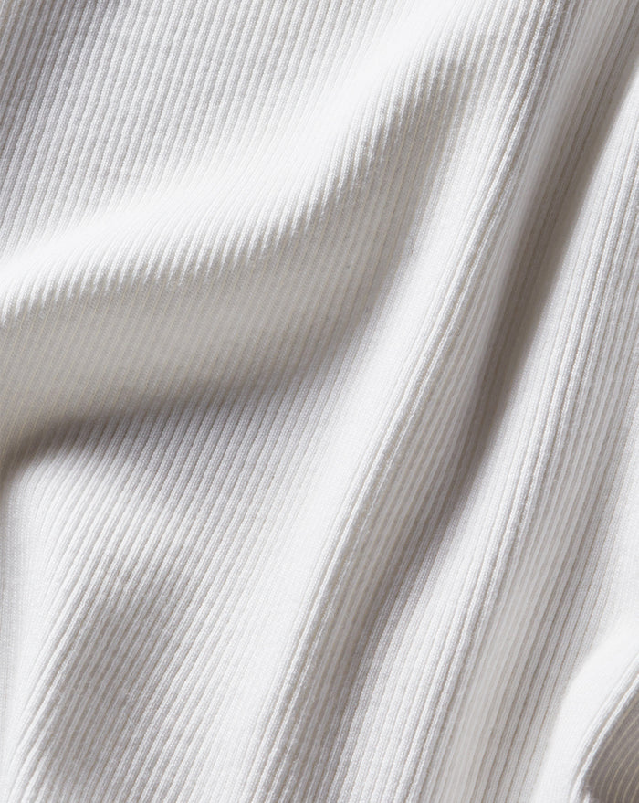 Veronica Beard Pruitt Ribbed T-Shirt - White