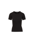 Veronica Beard Pruitt Ribbed T-Shirt - Black