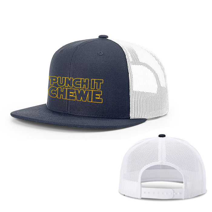 Snapback Flatbill / Navy and White / One Size