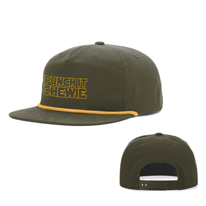 Snapback Rope Flatbill / Loden and Gold / One Size