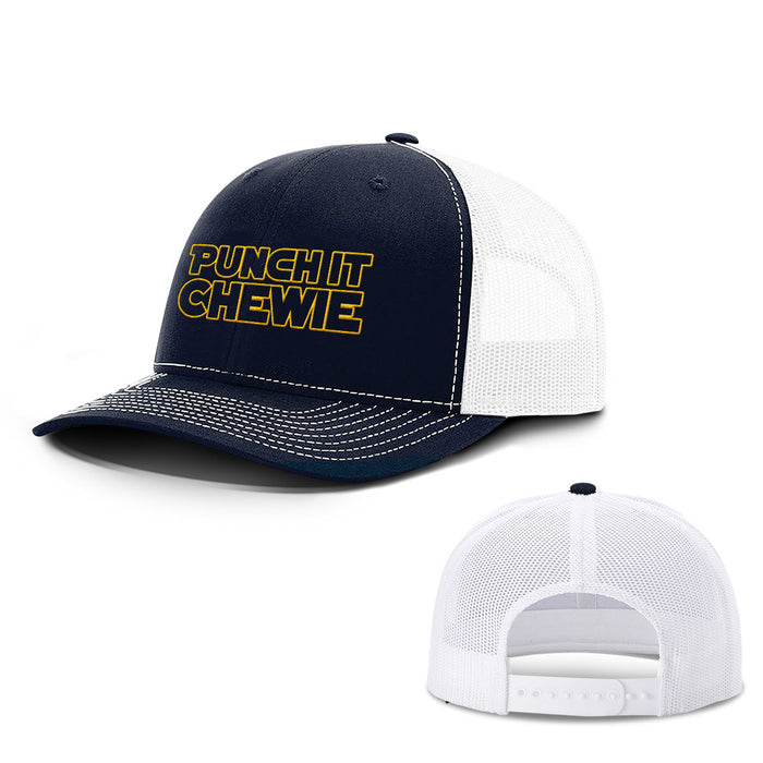 Snapback Trucker / Navy and White / One Size