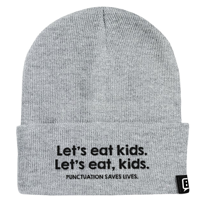 Punctuation Saves Lives Beanies - BustedTees.com