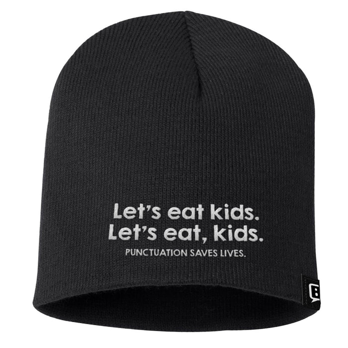 Punctuation Saves Lives Beanies - BustedTees.com