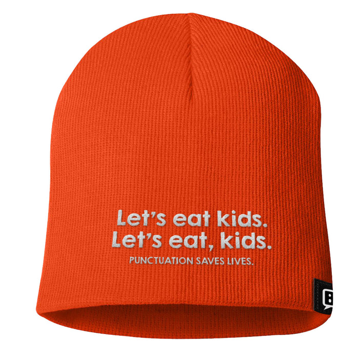 Punctuation Saves Lives Beanies - BustedTees.com