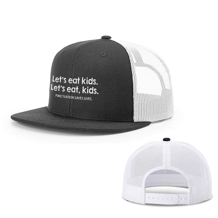 Snapback Flatbill / Black and White / One Size
