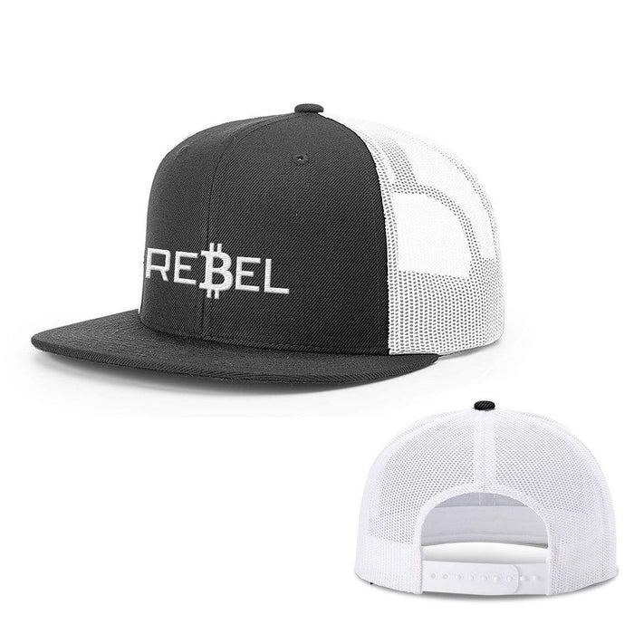 Snapback Flatbill / Black and White / One Size