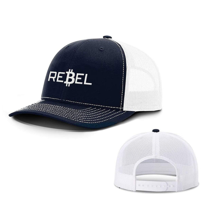 Snapback Trucker / Navy and White / One Size