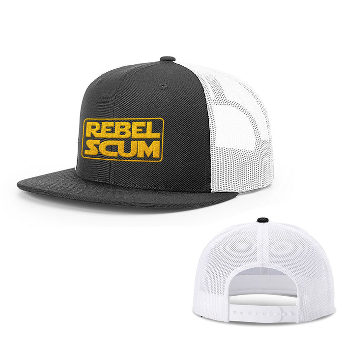 Snapback Flatbill / Black and White / One Size