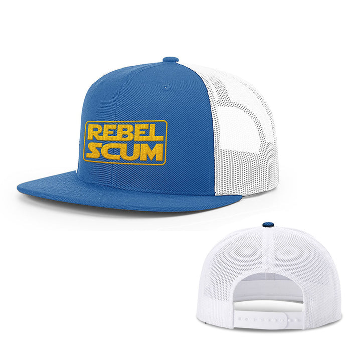 Snapback Flatbill / Royal Blue and White / One Size