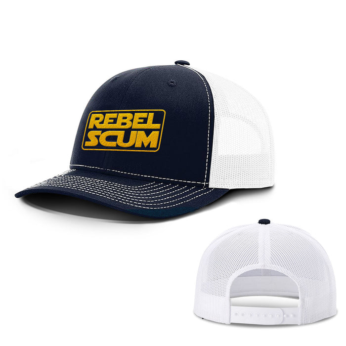 Snapback Trucker / Navy and White / One Size