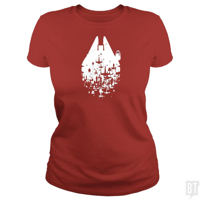 Classic Ladies Tee / Red / S