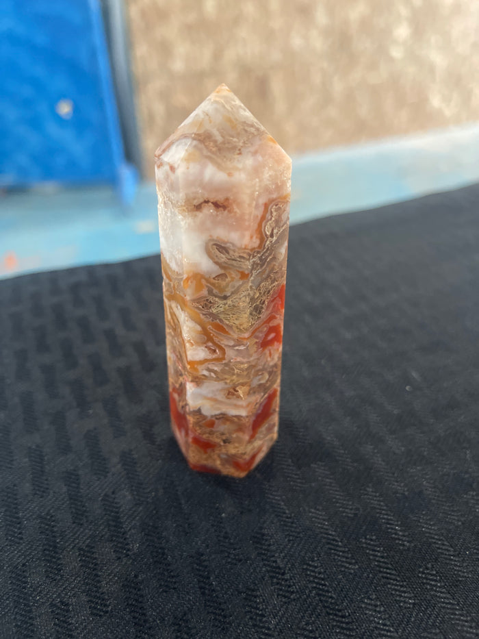 Red moss agate