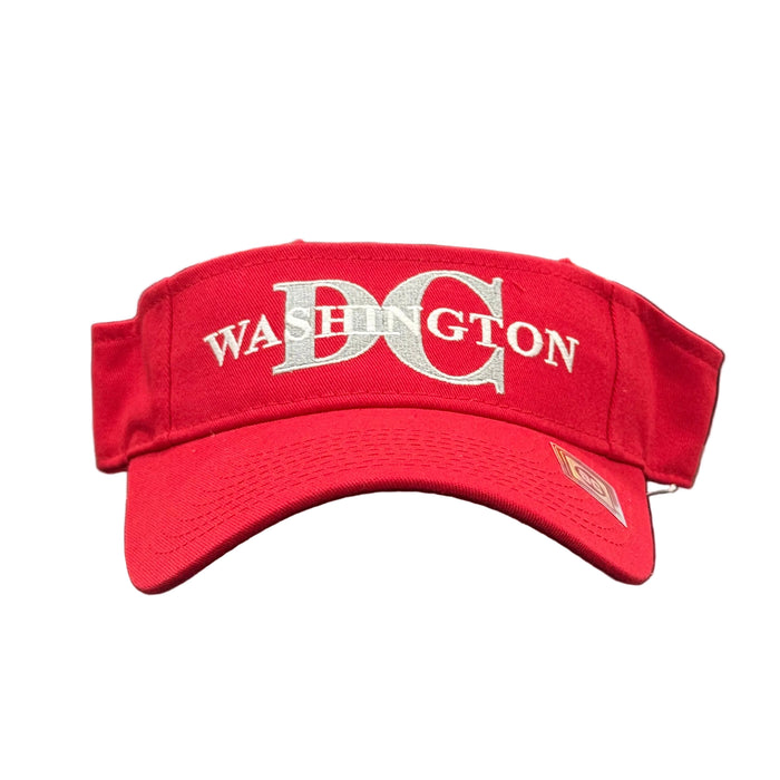 Red Washington DC Sunvisor
