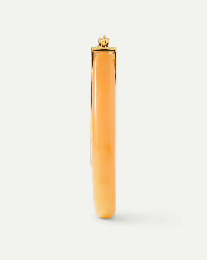 Veronica Beard Resin Drop Hoop Earring - Sherbert