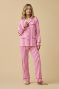 Rethink Breast Cancer x KIP Luxe Stretch Cotton Pajama Set