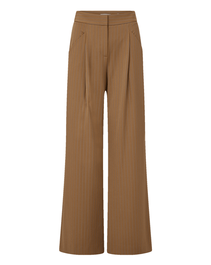 Veronica Beard Rimini Wide-Leg Pant - Malt Multi