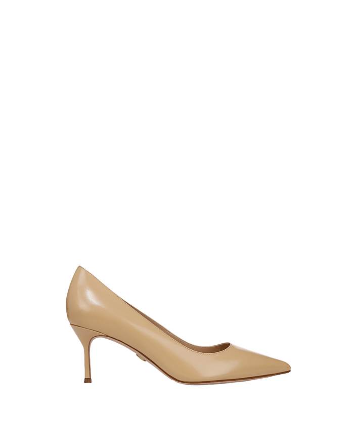 Veronica Beard Rita Leather Pump - Beige