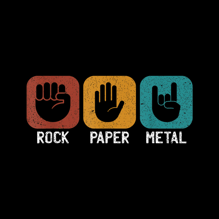 Rock Paper Metal Hoodie