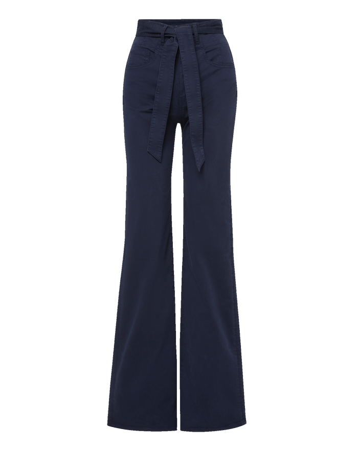 Veronica Beard Rosanna Wide-Leg Pant - Navy