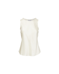 Veronica Beard Sabrina Stretch-Silk Tank - Ivory