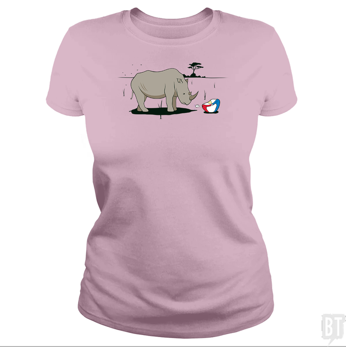 Classic Ladies Tee / Light Pink / S