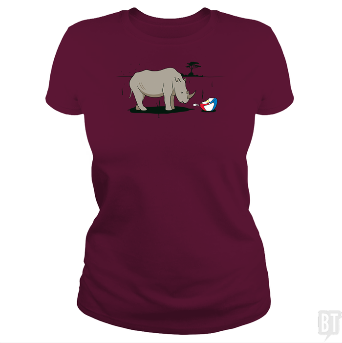 Classic Ladies Tee / Maroon / S