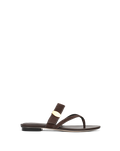 Veronica Beard Salva Dash Flat Sandal - Espresso