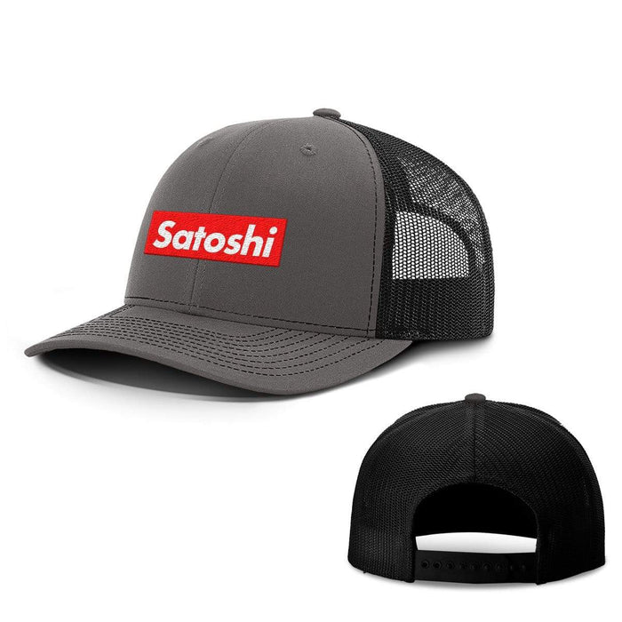 SunFrog-Busted Hats Snapback / Charcoal and Black / One Size Satoshi Hats